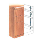 Sistema 150: Montaje lateral para varios cajones