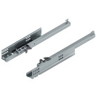 Corredera TANDEM BLUMOTION, con acoplamiento integrado para cajón de madera, extensión parcial