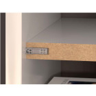 Soporte oculto TRIK para entrepaño con taquete de ø8 mm 