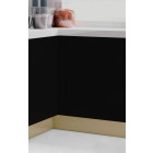 Zoclo FUTURE para gabinetes de cocina, acabado oro pulido