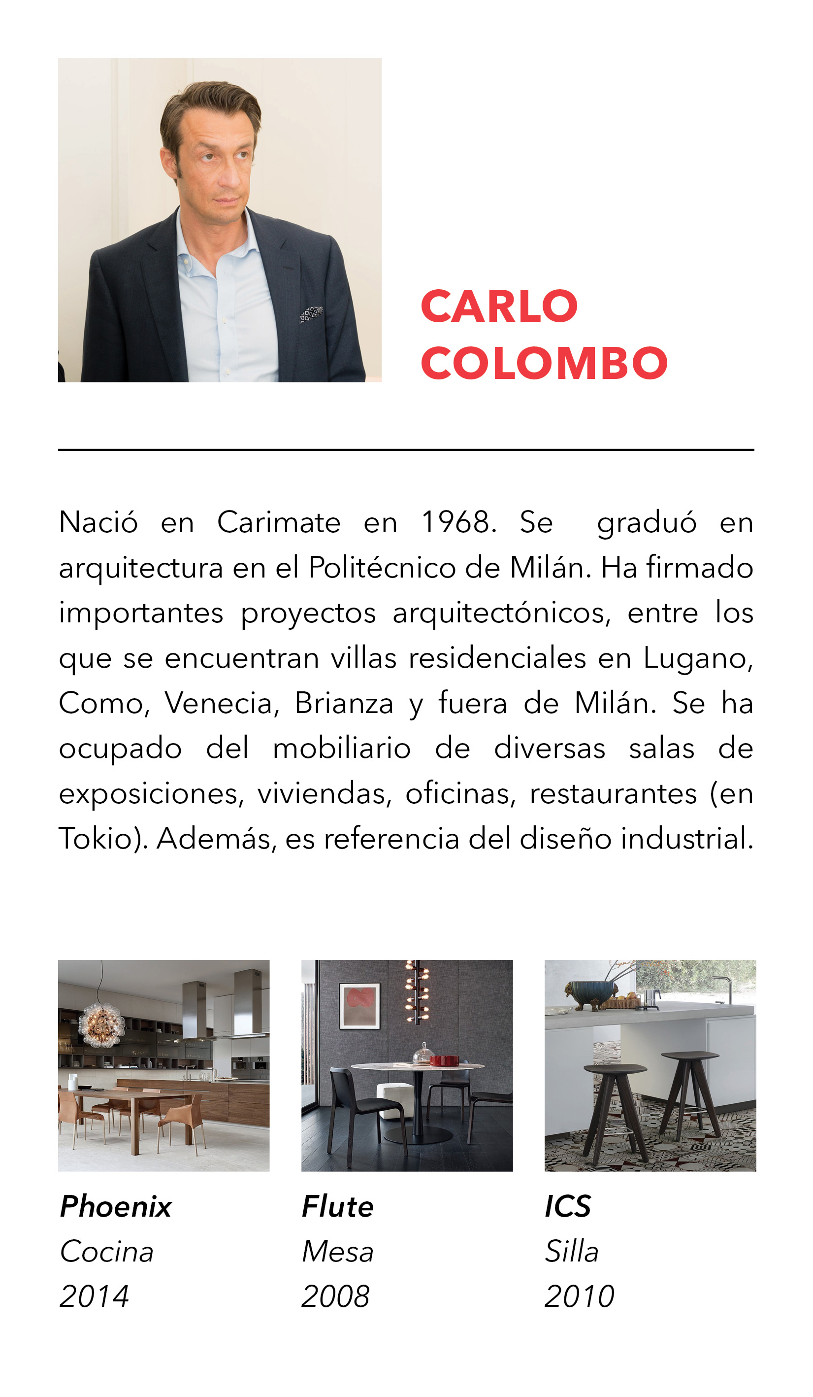 Set de manijas Fusital, EG DUEMILANOVE H362R8Y con bocallave, diseñado por Carlo Colombo, acabado cromo satinado