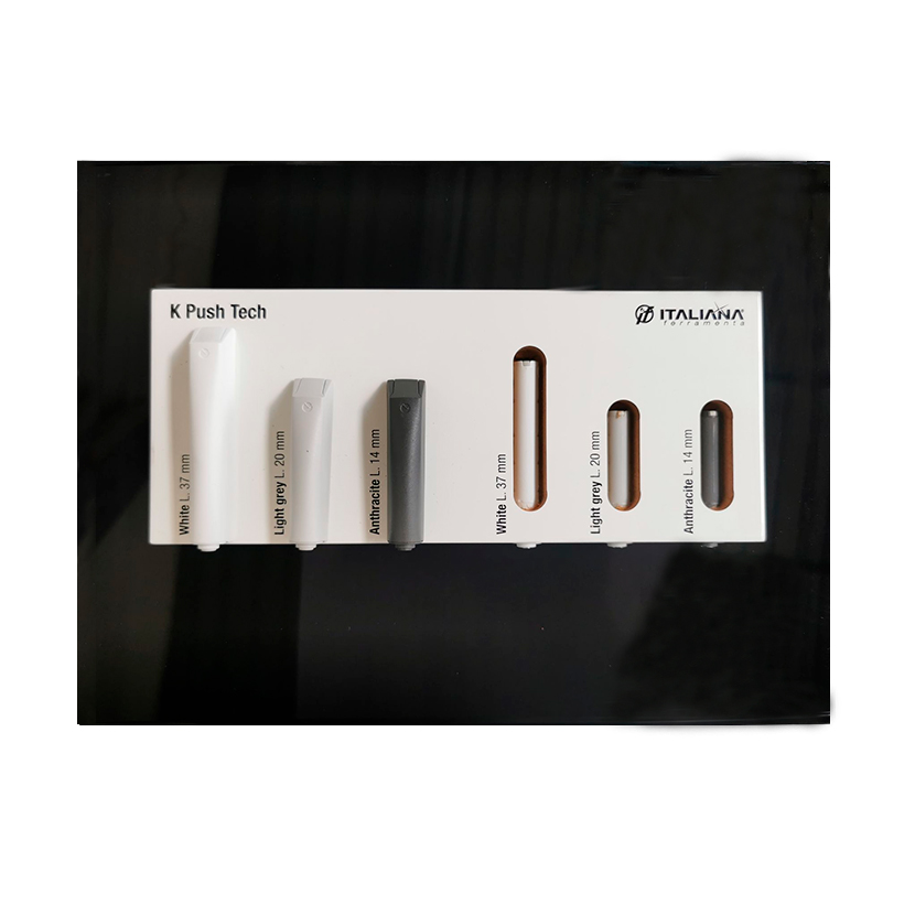 Muestrario con 6 variantes K PUSH TECH