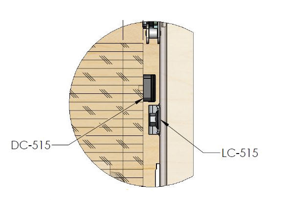 Tope DC-515 y Sujetador LC-515 para TANDEM y MOVENTO