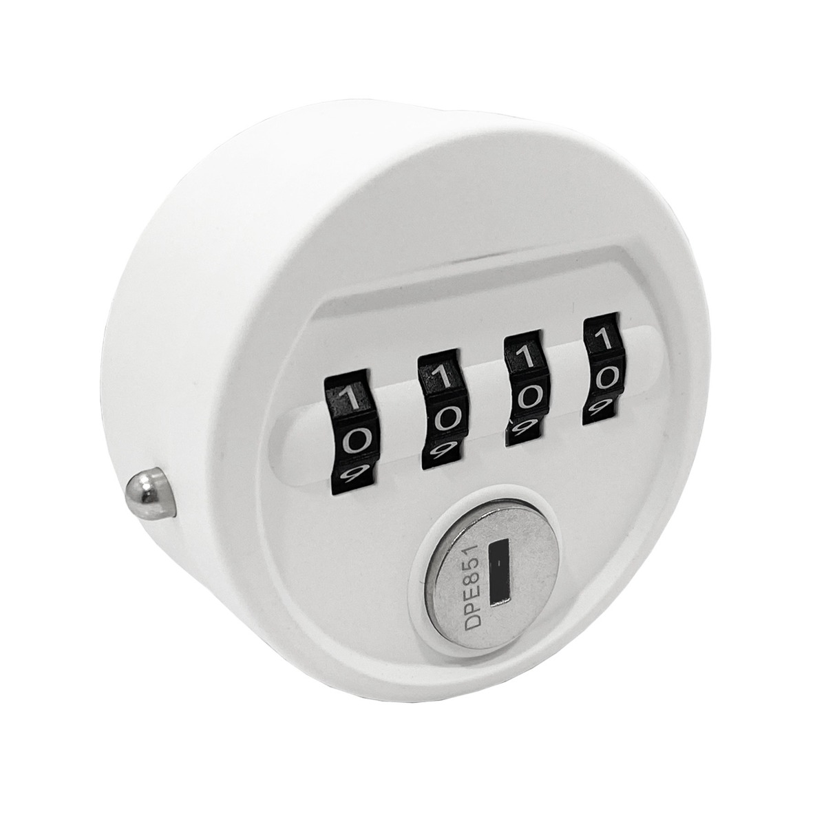 Cerradura DIAL LOCK 60, modo PRIVADO, para locker de apertura derecha/izquierda, acabado blanco