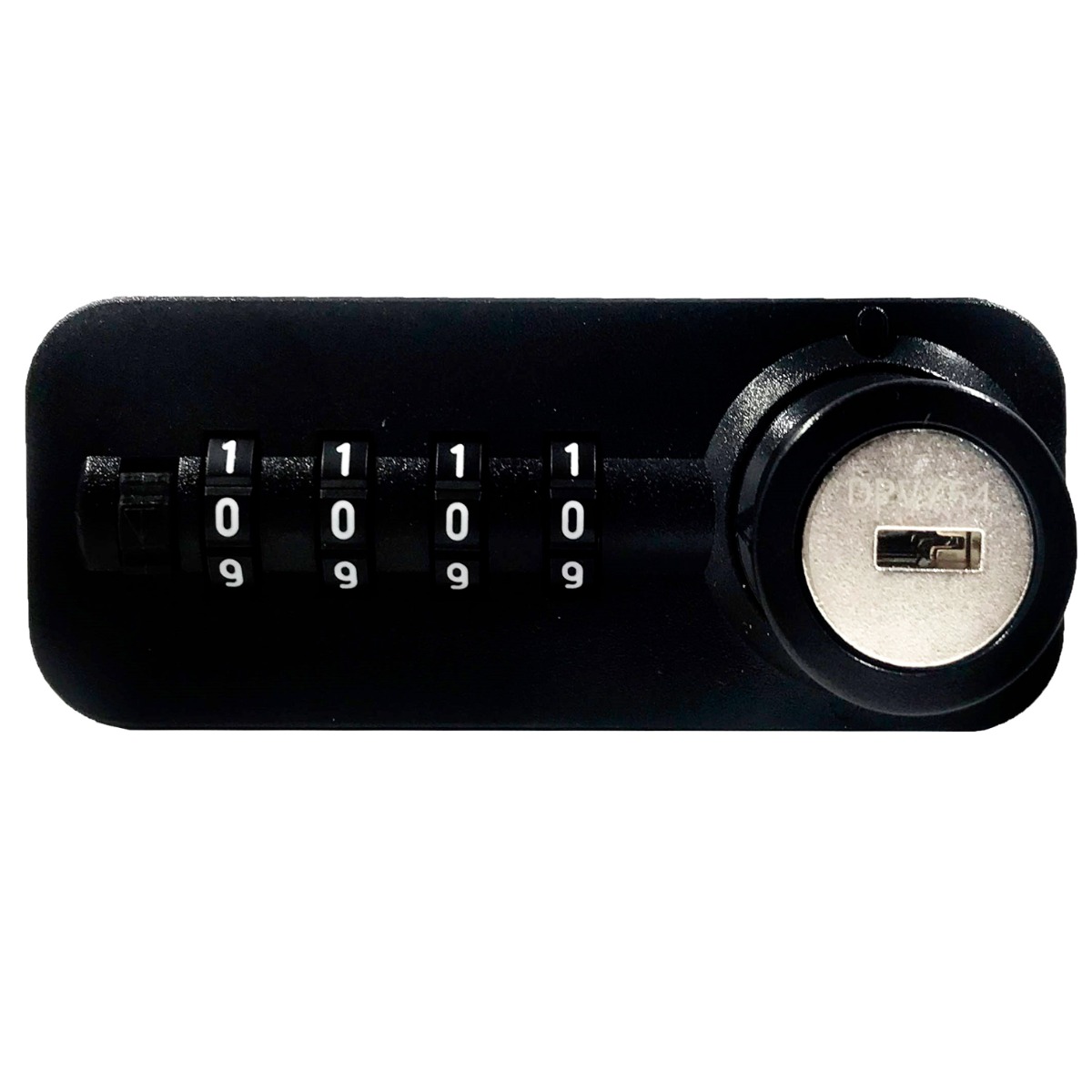 Cerradura DIAL LOCK 57 modo PRIVADO, horizontal, izquierda para madera y metal, acabado negro