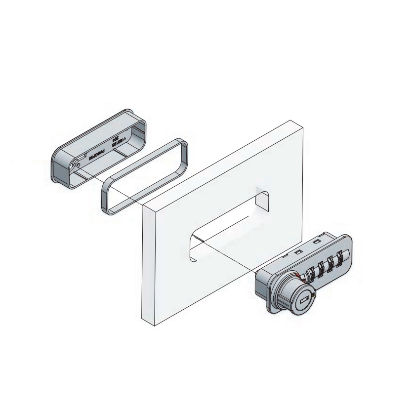 Cerradura DIAL LOCK 58 modo público para lockers