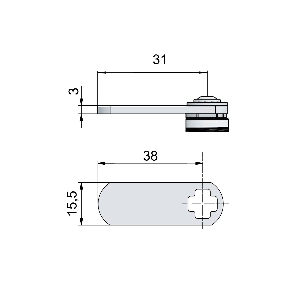 Cerradura de combinación DIAL LOCK 60 modo privado para lockers