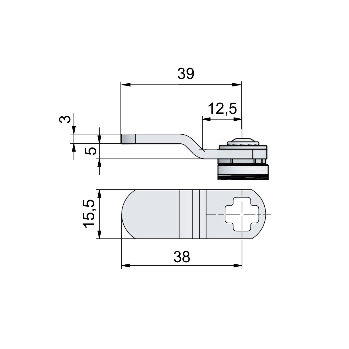 Cerradura de combinación DIAL LOCK 60 modo privado para lockers