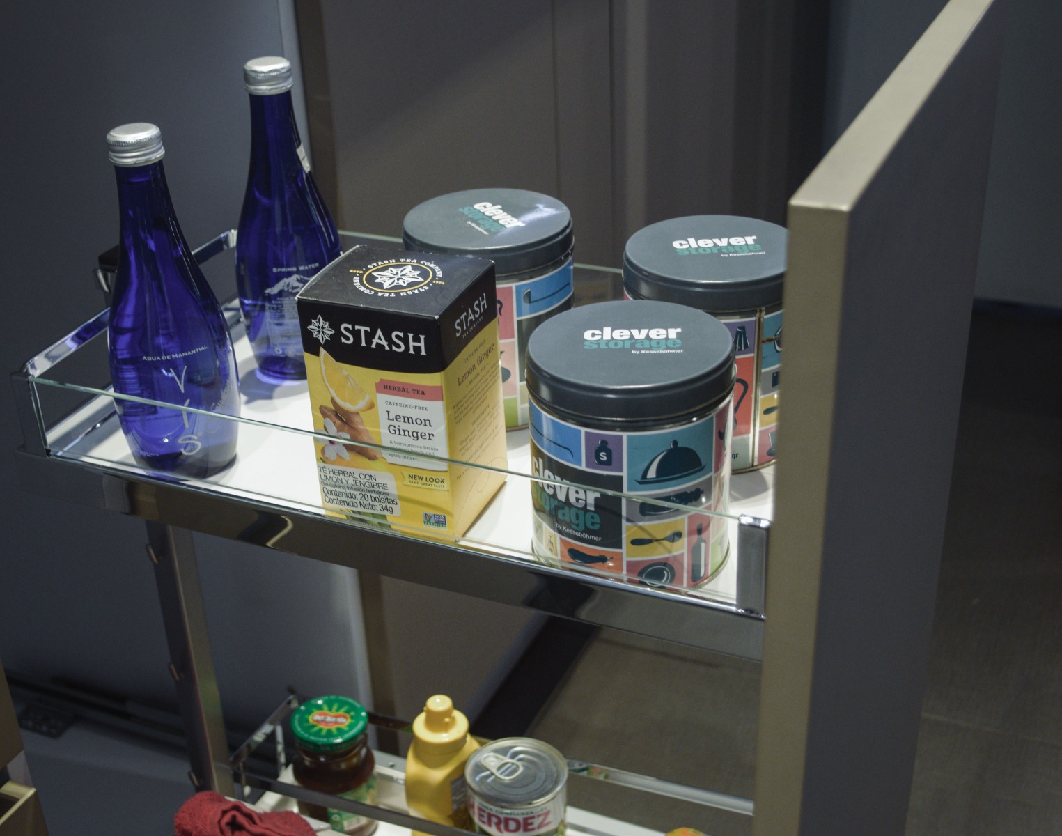 Juego de 2 entrepaños VARIO para extraíble DISPENSA