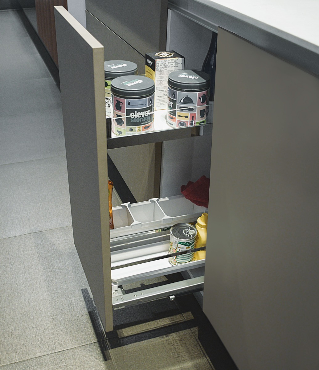 Juego de 2 entrepaños VARIO para extraíble DISPENSA