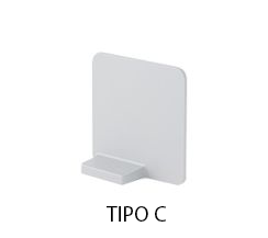 Divisor para entrepaño Libell, color blanco.