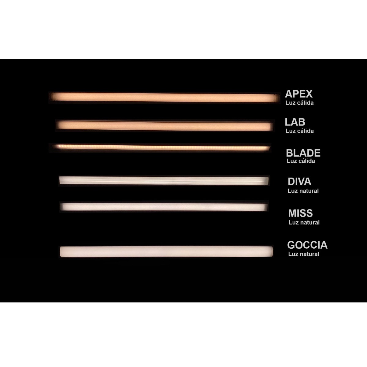 Muestrario de iluminación DOMUS LINE