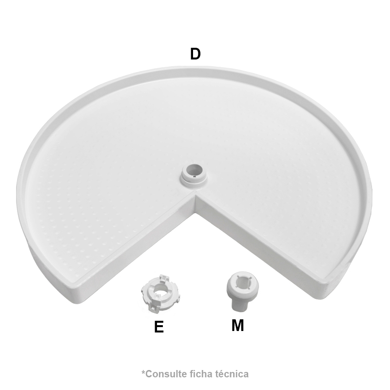 Giratorio para esquina 3/4 ECO TRAY para gabinete de cocina