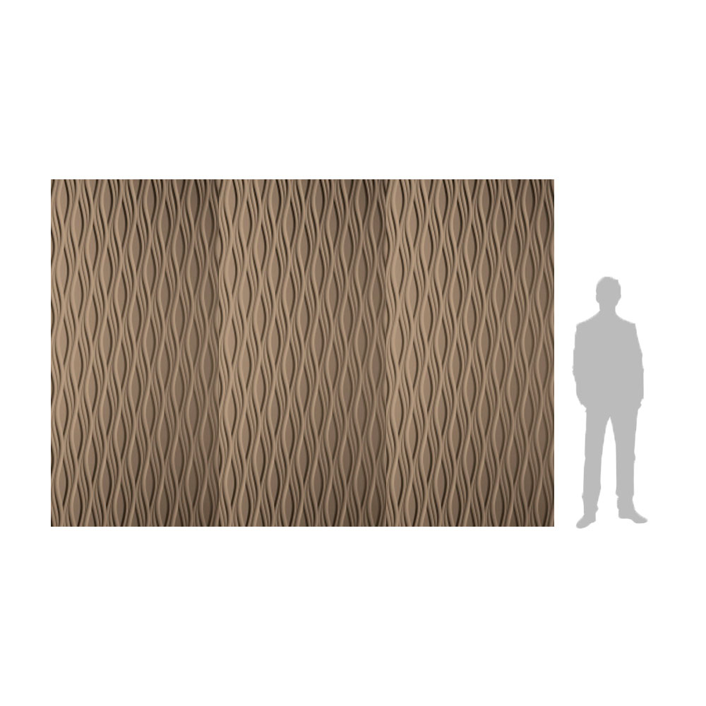 Panel tallado ELEGANT, medida 19 x 2440 x 1220 mm, acabado primer