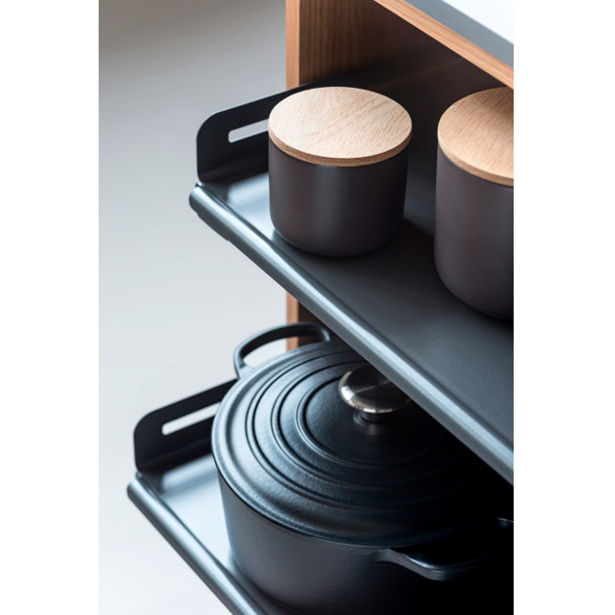 Entrepaño extraíble EXTENDO, línea LIBELL, color antracita