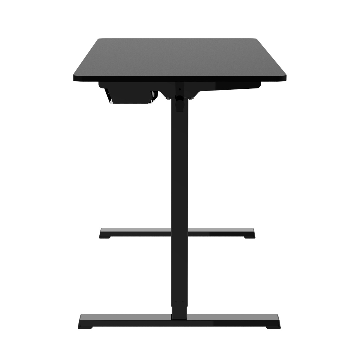 Escritorio elevable JAZZ, con cubierta, color negro