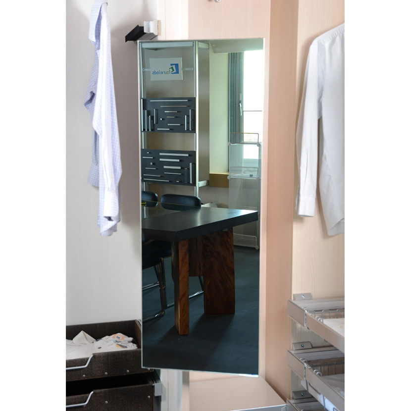 Mecanismo extraíble para espejo