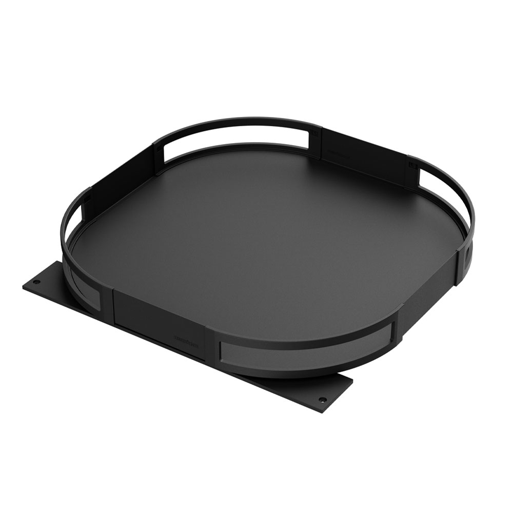 Giratorio TurnMotion III para mueble de 600mm, color antracita