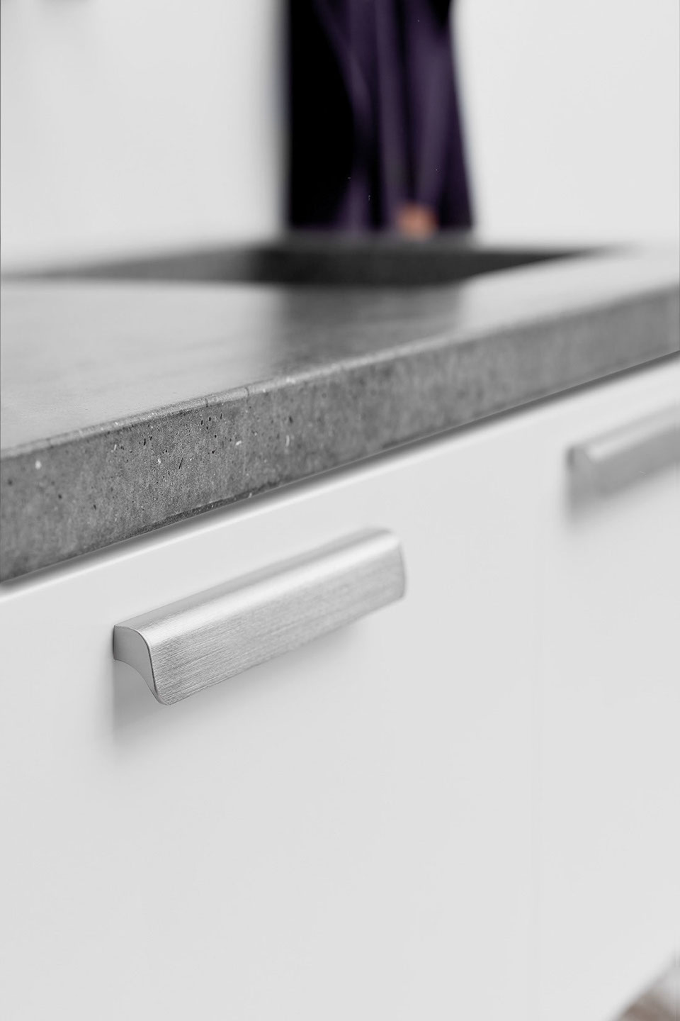 Jaladera Fall, long. 236 mm, acabado inox