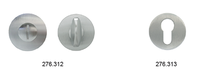 Manija Mandelli, modelo FILO para recámara o baño, acabado cromo satinado