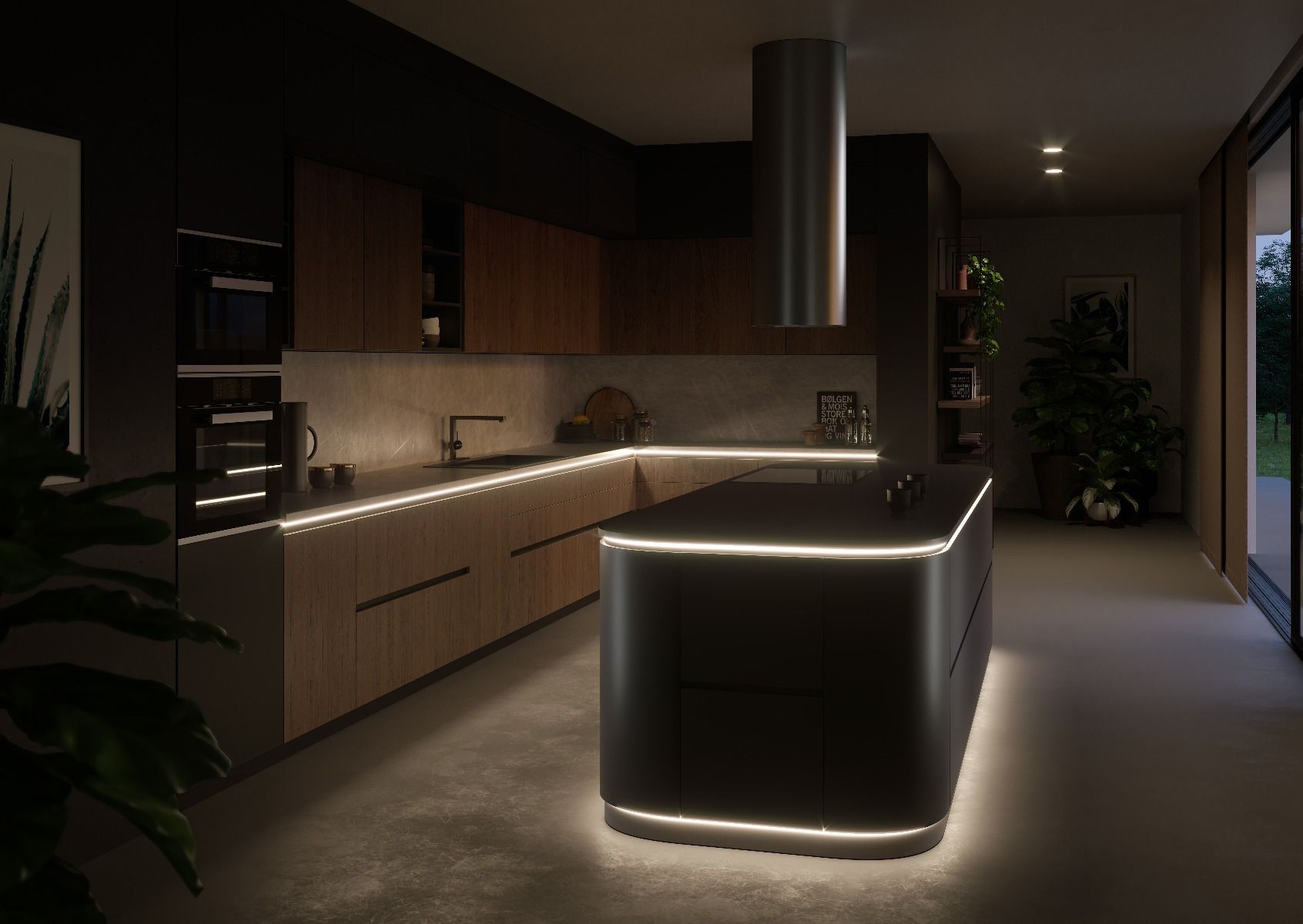 Tira FLEXYLED AT6, Luz cálida, doble cable de conexión | M24