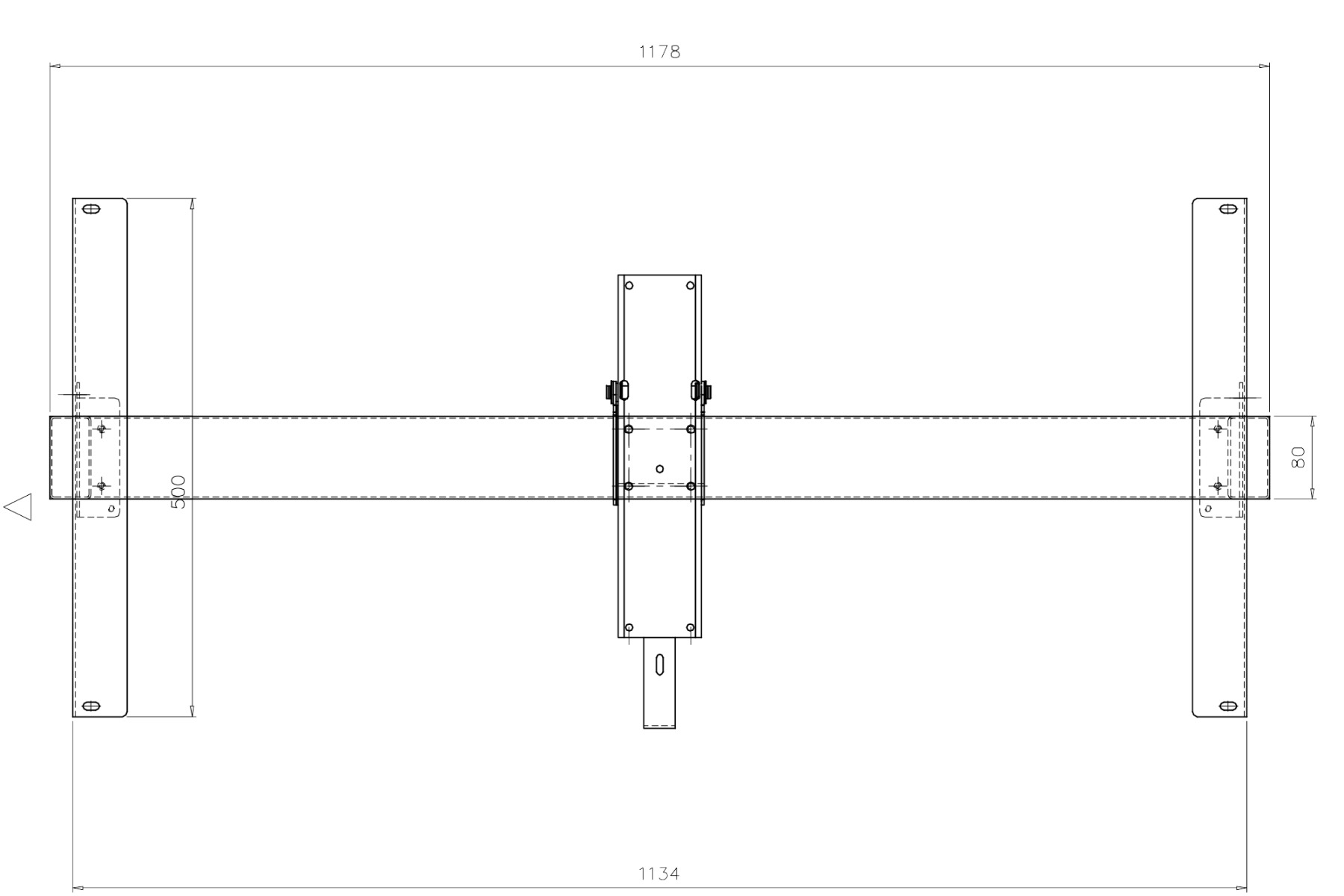 Patas FLIP para mesa o escritorio abatible