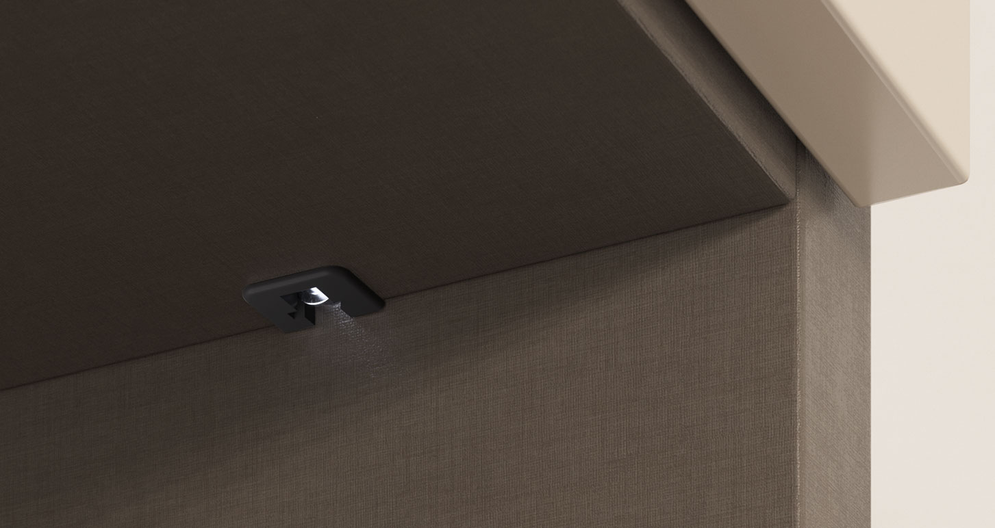 Soporte FLIPPER para entrepaño de mueble