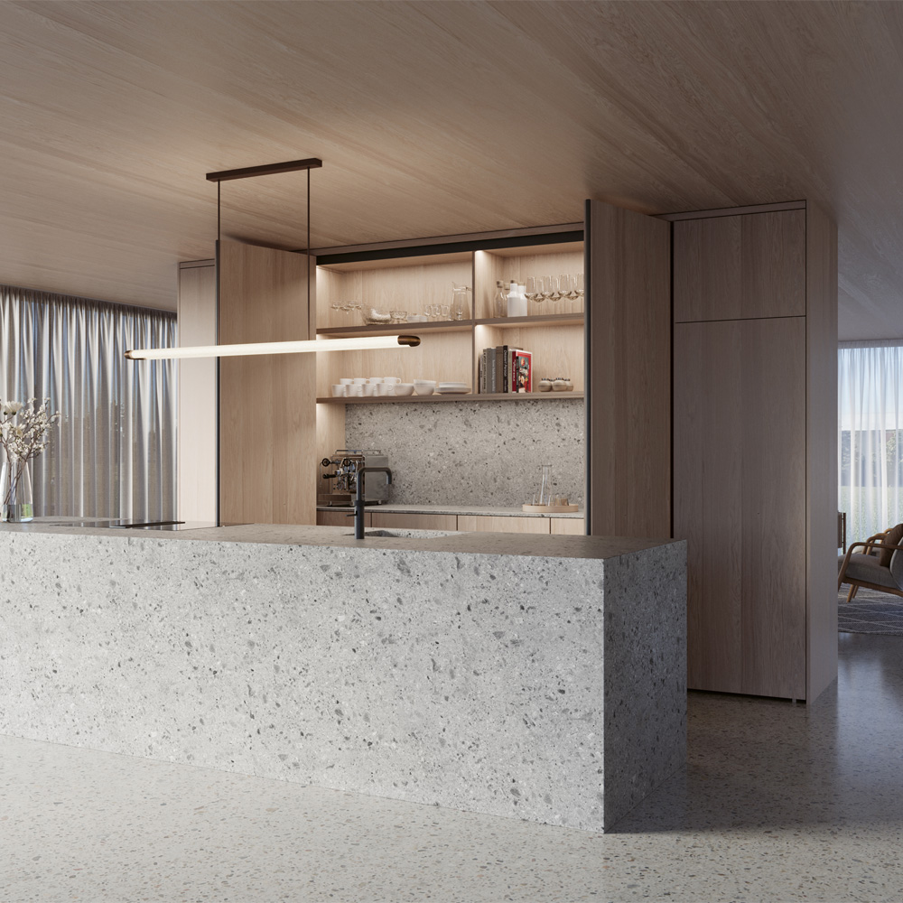 Sistema corredizo plegable FOLDING CONCEPTA 3 PUSH capacidad de carga 25kg, para puertas de madera, lado izquierdo