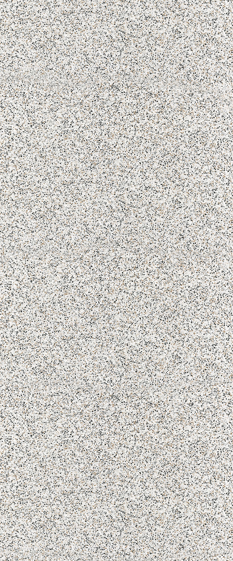 Cubierta de Superficie Sólida Everform™, color 412 Dalmata Terrazo Matrix, 0.76 X 3.69 m