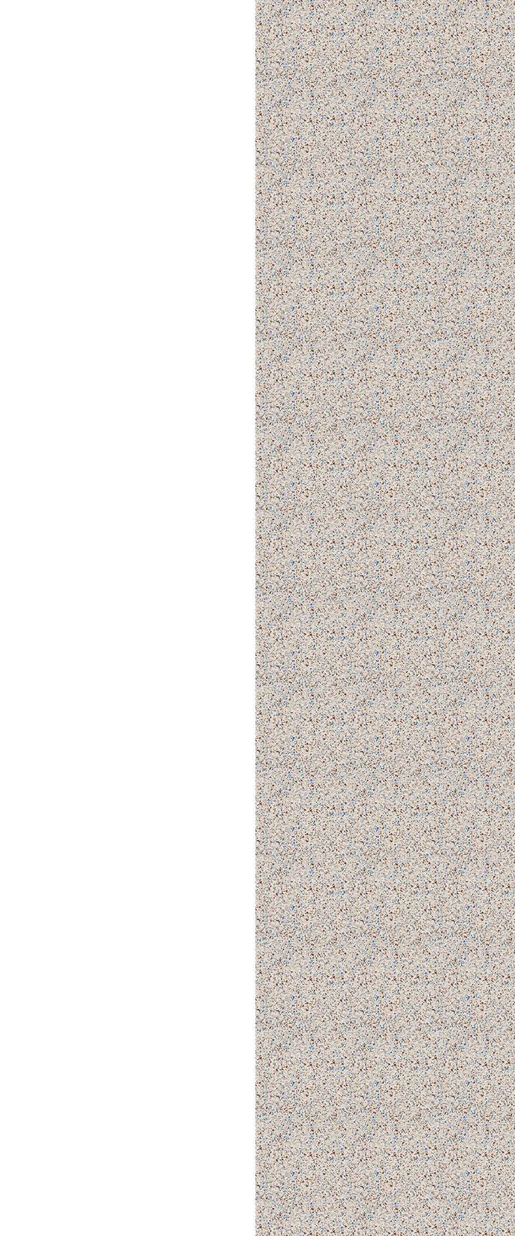 Cubierta de Superficie Sólida Everform™, color 770 Bottle Glass Quartz, 0.76 X 3.66 m