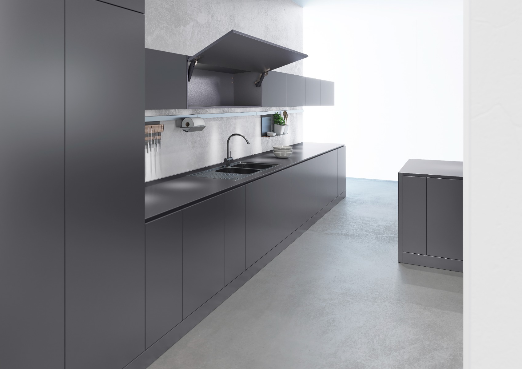 Brazos FREEspace Push to Open para apertura de puertas de alacena