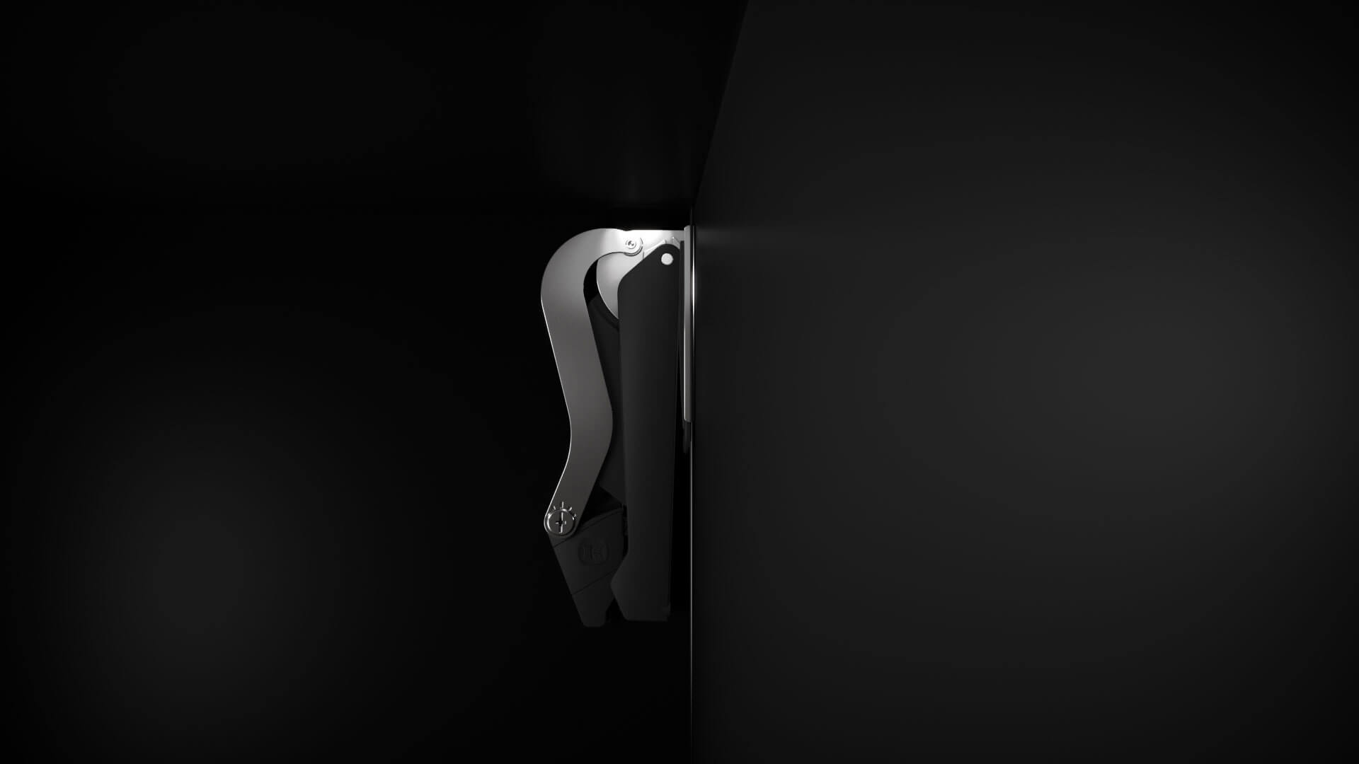 Brazos FREEspace cierre suave para apertura de puertas de alacena