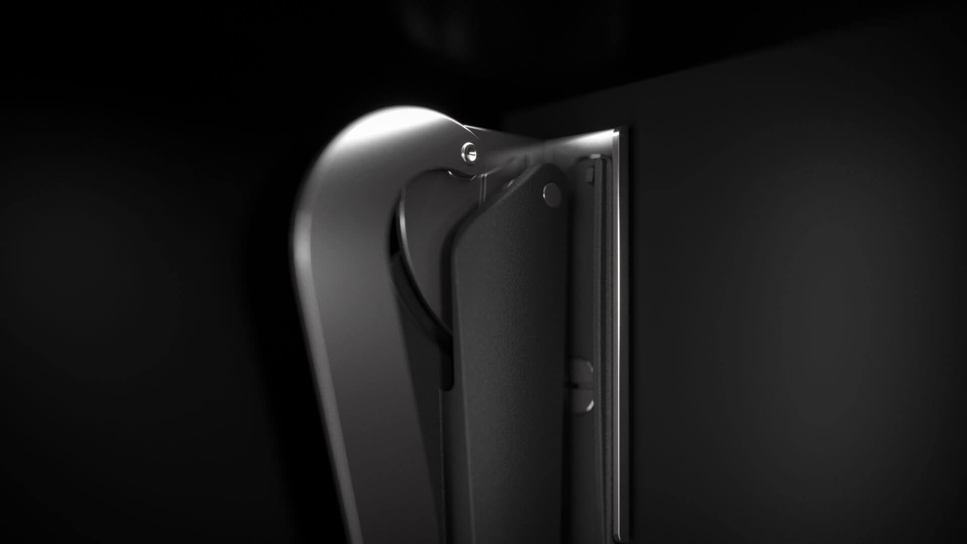 Brazos FREEspace cierre suave para apertura de puertas de alacena