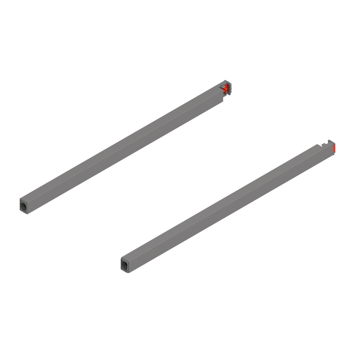 Galerías longitudinales MERIVOBOX, gris indium mate