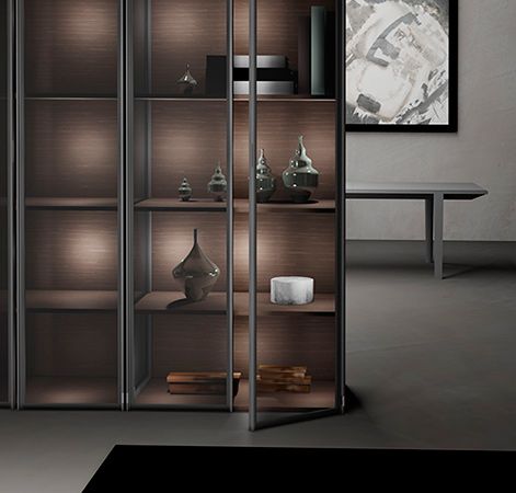 Perfil GLIX para corte a medida para puerta cristal