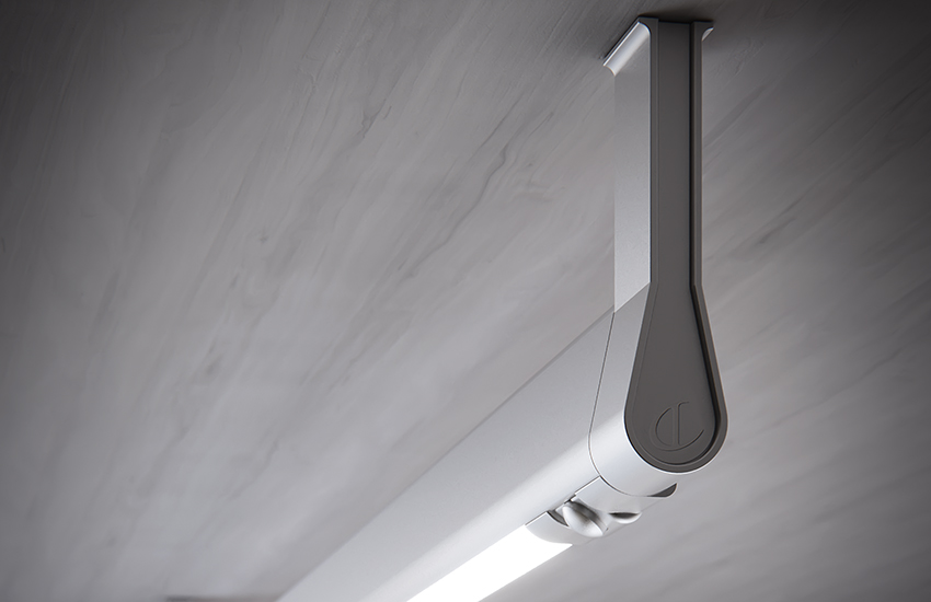 Perfil de aluminio para lámpara colgador GOCCIA, acabado anodizado | M12 