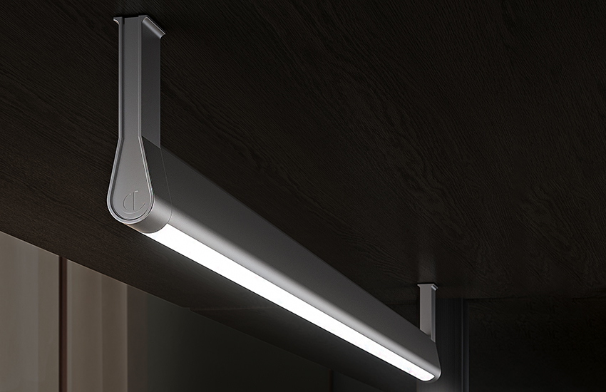 Perfil de aluminio para lámpara colgador GOCCIA, acabado anodizado | M12 