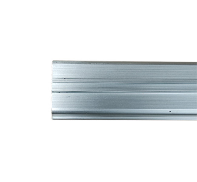 2 perfiles de aluminio GOLA C, medida 4100 mm, acabado anodizado