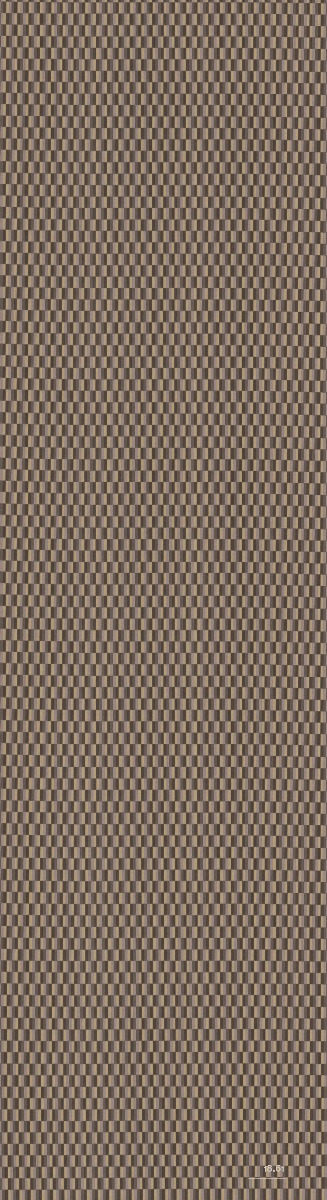 Chapa precompuesta ALPI Quadra Grigio (18.61) Diseño de Patricia Urquiola Largo 2.50 m.