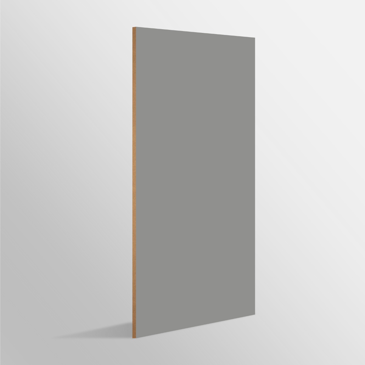 Tablero de MDF con laminado FENIX, Grigio Efeso y trascara HPL Folkstone, formato 1.22 x 2.44 m