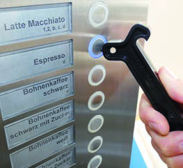 Herramienta multiusos GRIPSI, para evitar el contacto con superficies y objetos