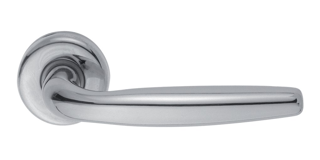 Set de manijas Valli&Valli, LILLA H412 con bocallave, diseñado por Vincent Van Duysen, acabado cromo satinado