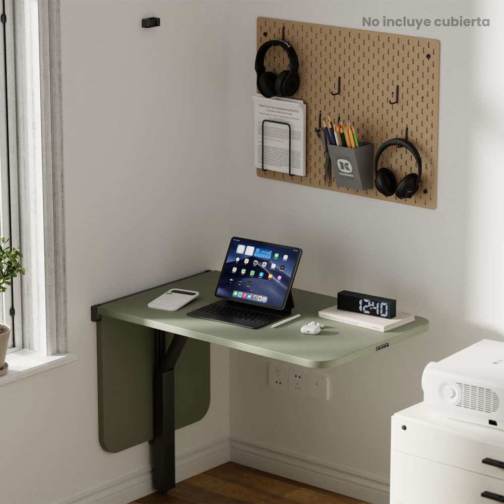 Herraje para mesa plegable TopSwing para anchos de 600 a 800 mm, color negro