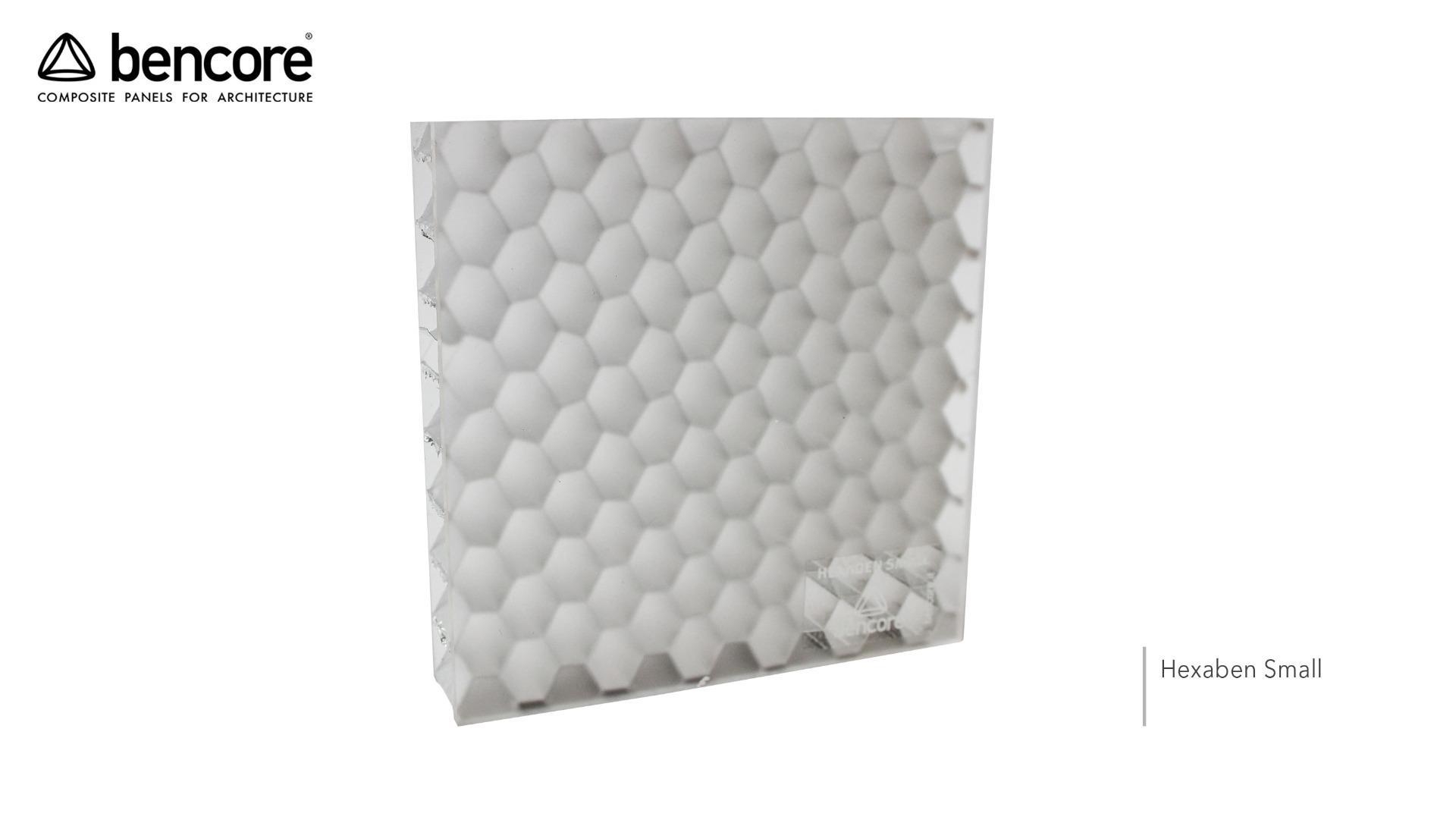 Muestra de BENCORE tamaño 100 x 100 mm