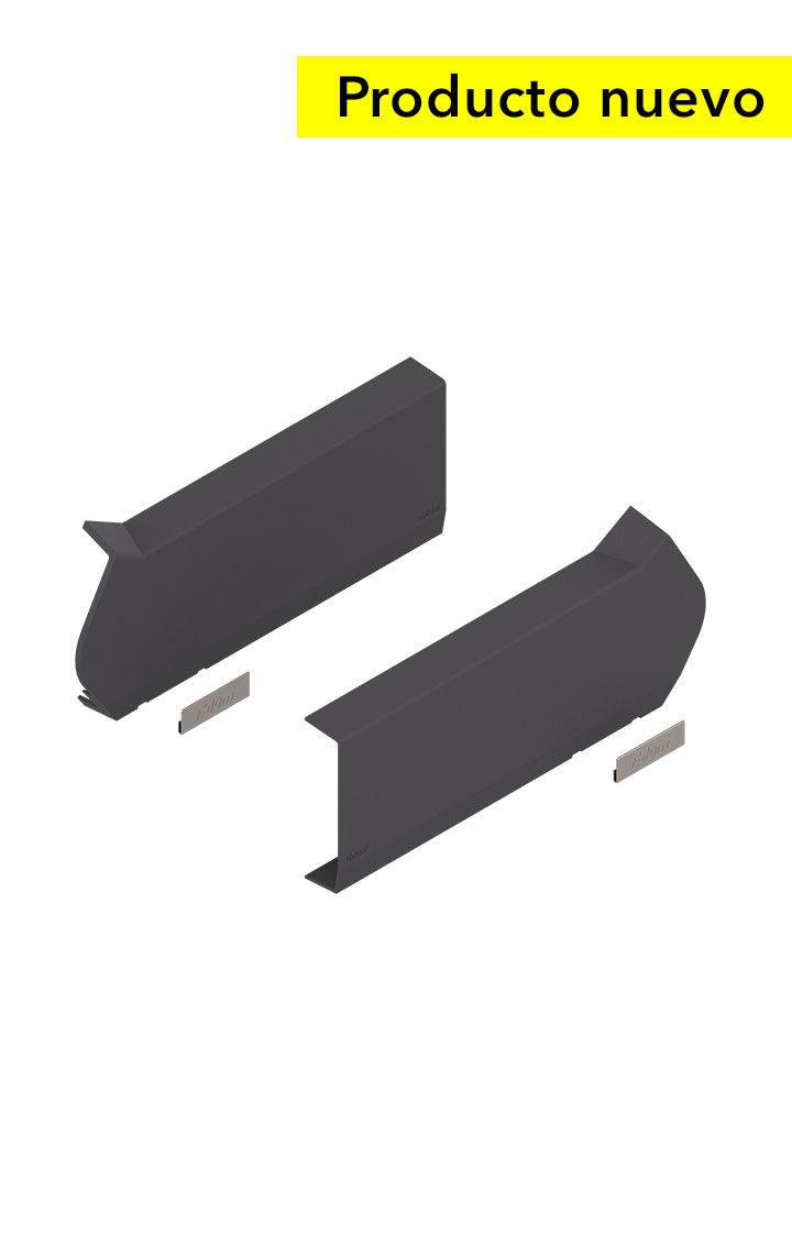 Tapas Aventos HF, color gris oscuro