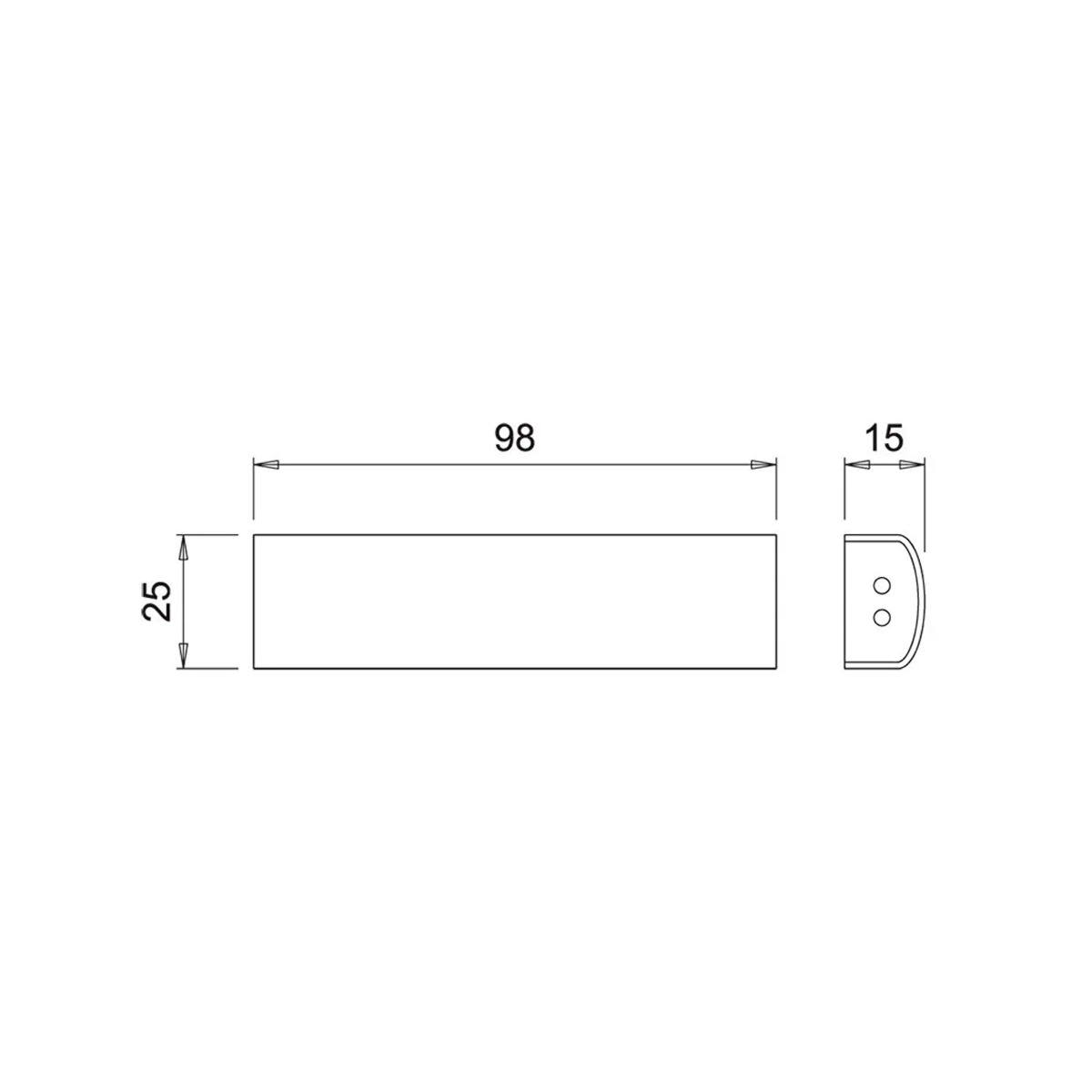 Lámpara HIDDI IR D-Motion para interior de gabinete, 3w/24V, Luz Cálida/Natural | M24