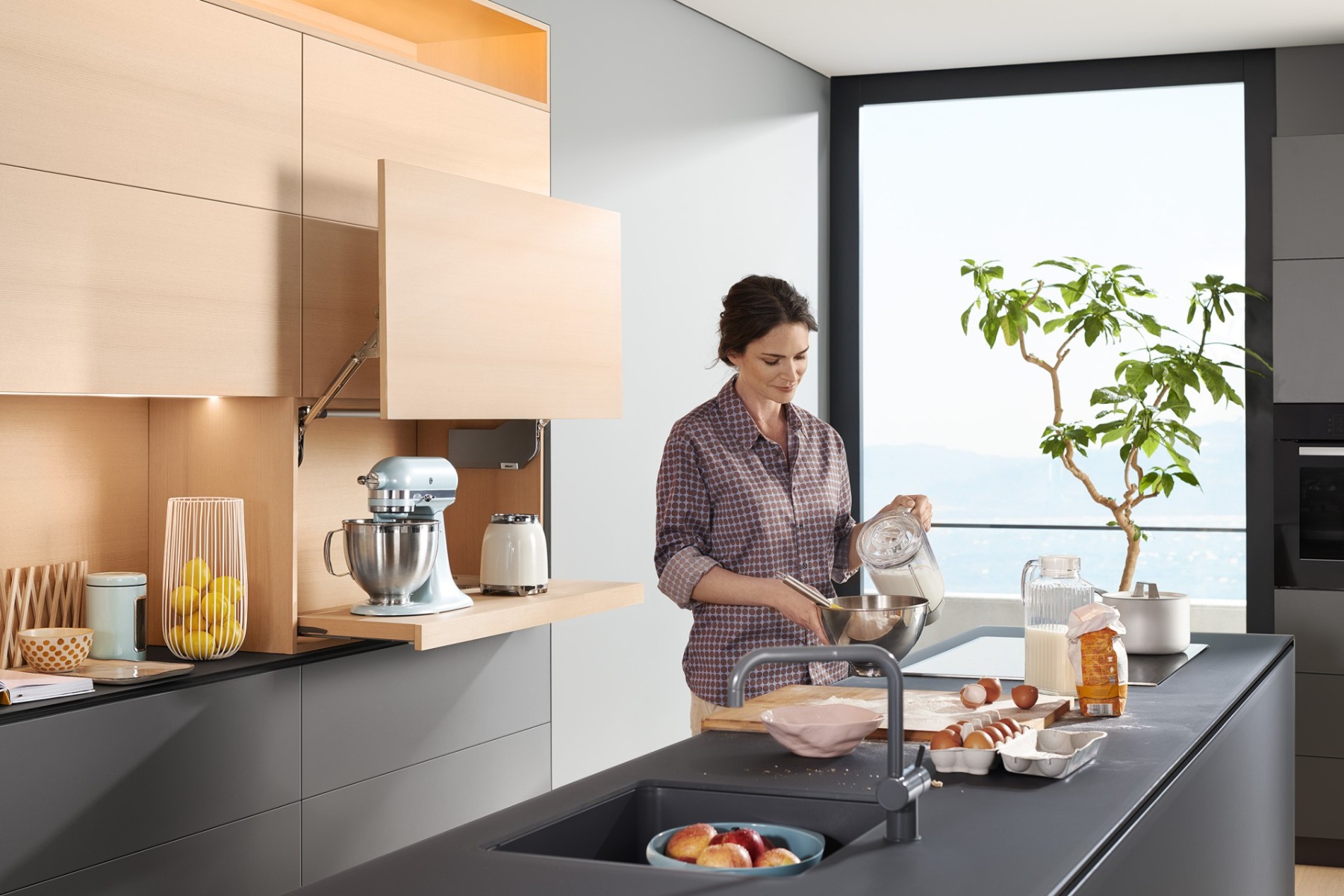 Tapas para AVENTOS HL, color gris oscuro (Nueva Versión) 