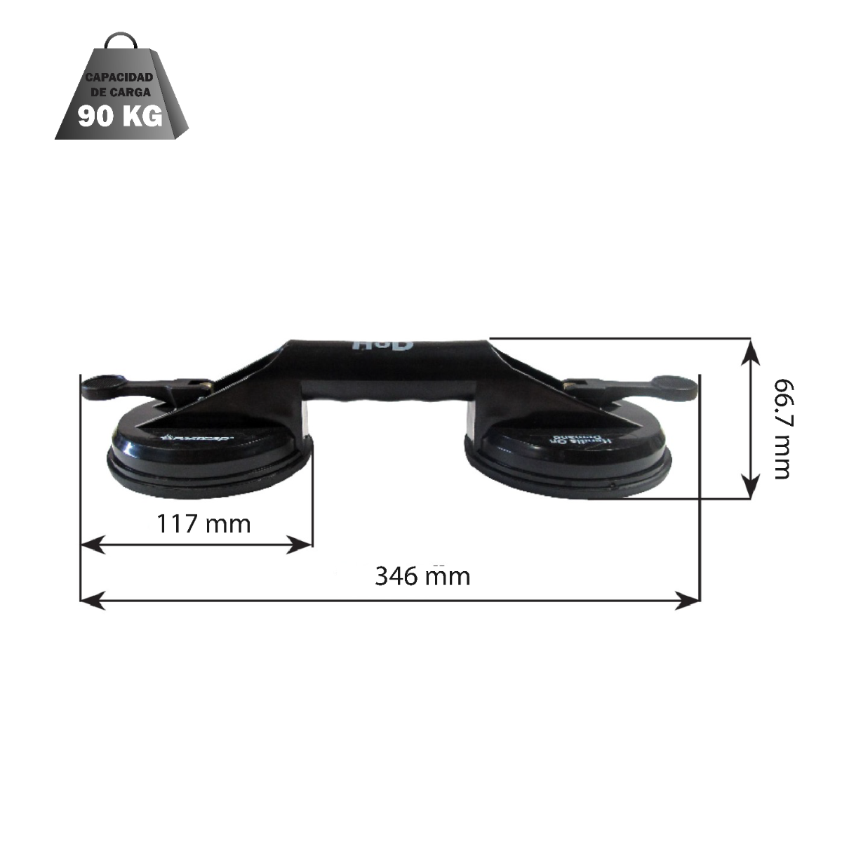 Ventosas carga fácil HOD 