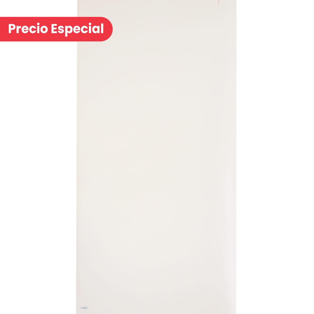 Hoja de HPL MISSION WHITE/BIANCO MALE acab mate p/trascara formato 1.22 x 2.375 m.(MEDIDA ESPECIAL)