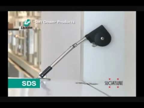 Brazo SDS para puerta de SECRETER con movimiento suave, color negro